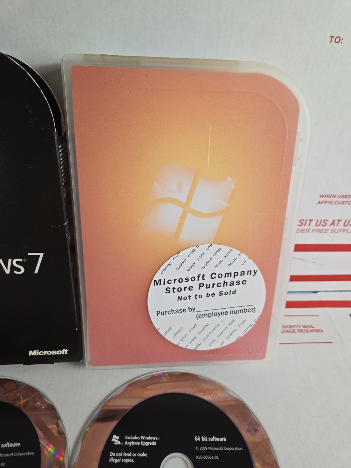 Microsoft Windows 7 Ultimate 32/64 Bit DVD -Full Retail Version -LOT B