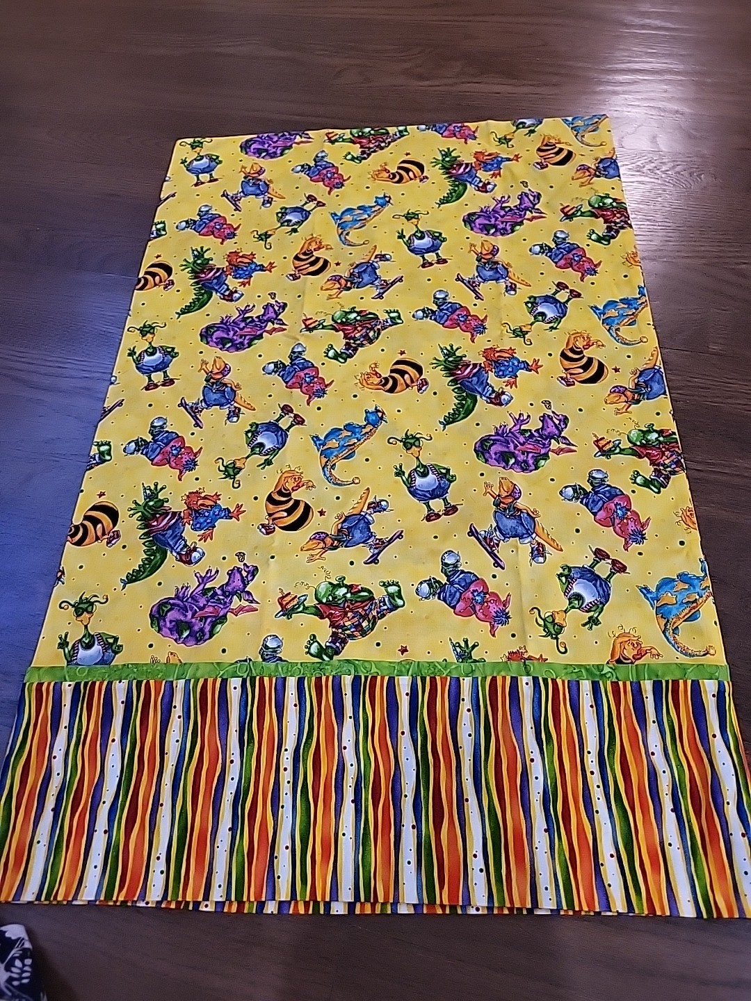 1 Pillowcases 32 X 20"  Wild Things Fabric Cheri L. Strole #10 Kid Print