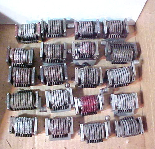 lot of 20  NUMBERING MACHINES NUMBERATORS  CE