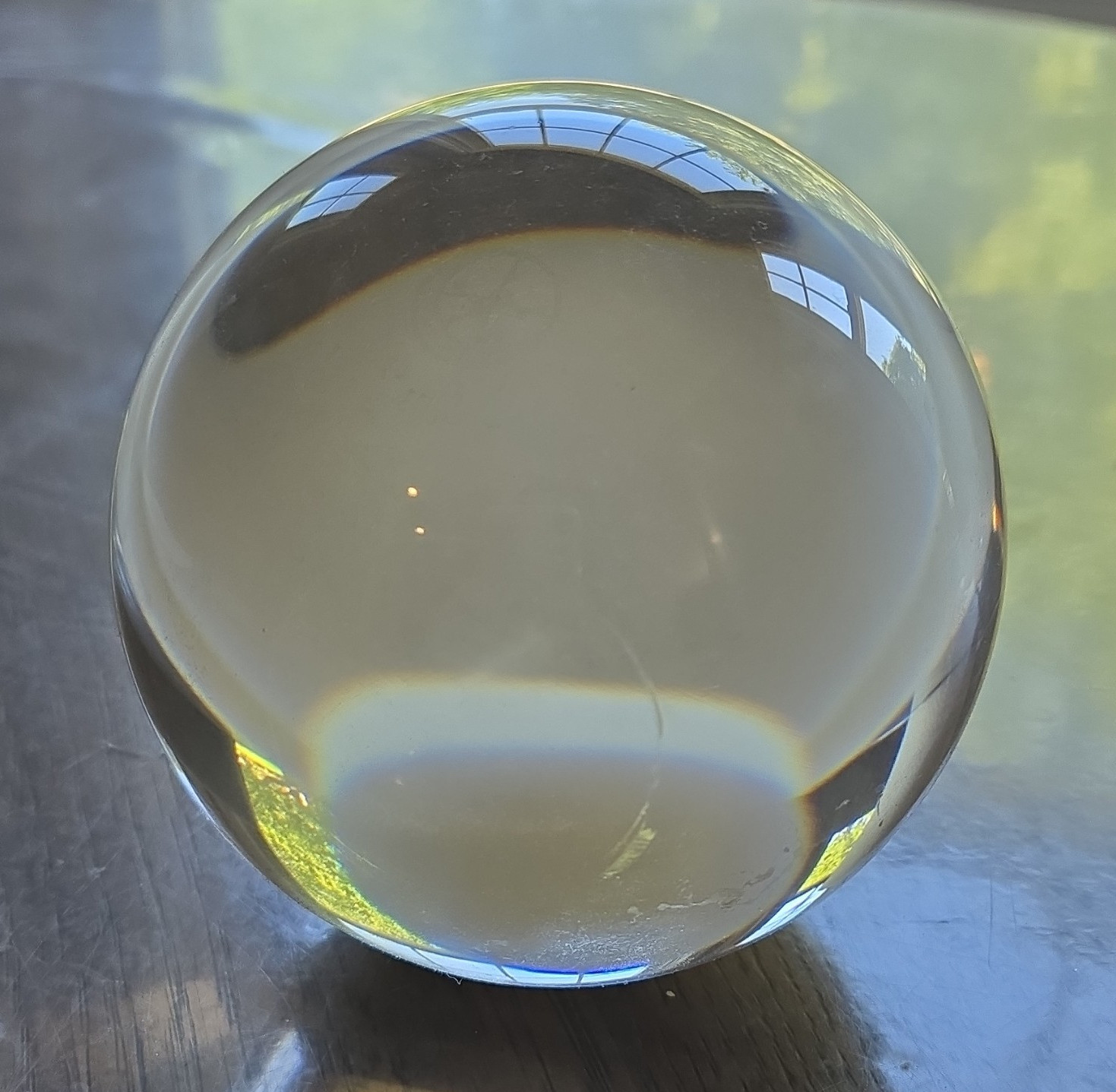 100mm / 4-inch Clear Acrylic Contact Juggling Ball