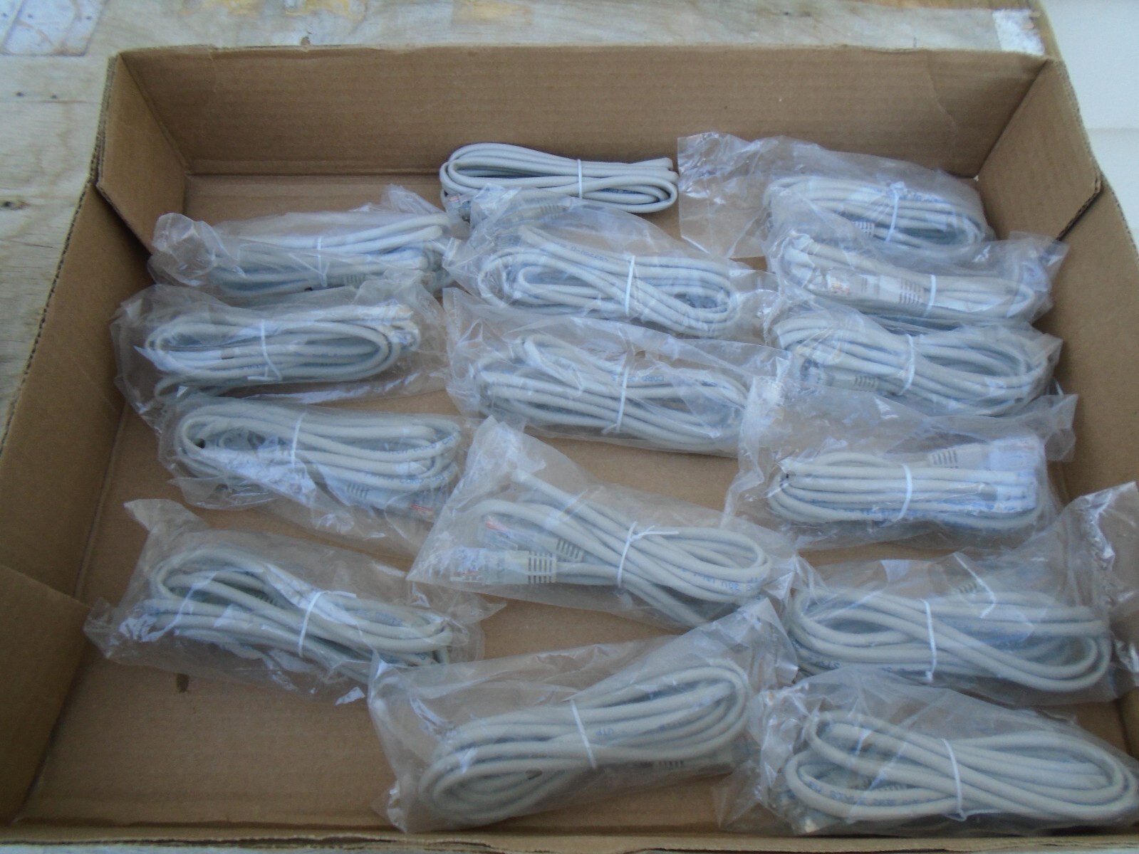 Lot of 15, 5ft RJ45 CAT5  Ethernet LAN Network Cable Patch Cord Networking Cat 5