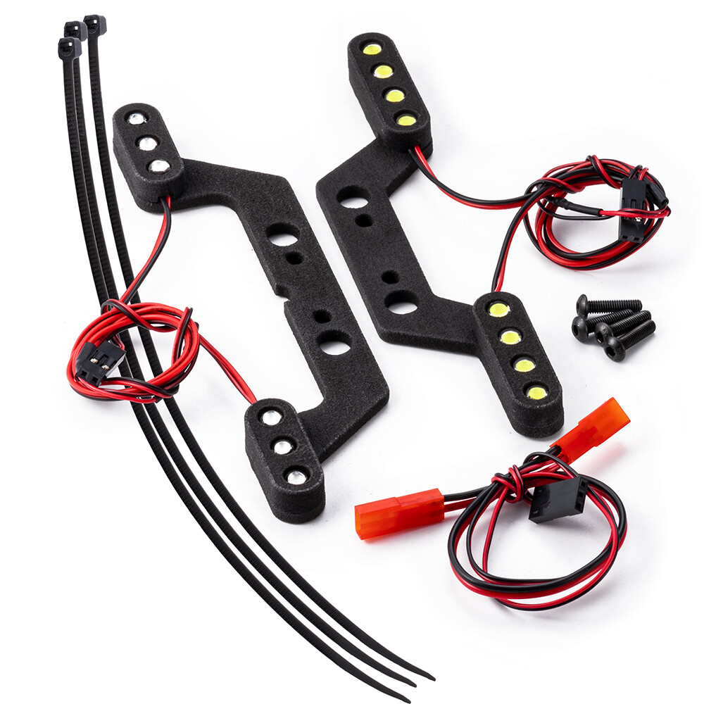 Front & Rear Lights LED Light Kit for 1/10 ARRMA Big Rock 3S RC Car Upgrade Part