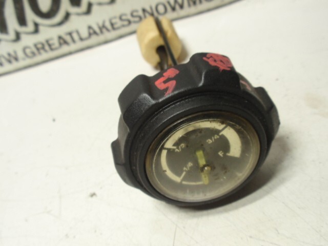 Polaris Race Snowmobile Gas Cap Gauge 5" Long (Tiny) PRO X 440 IQRR 600
