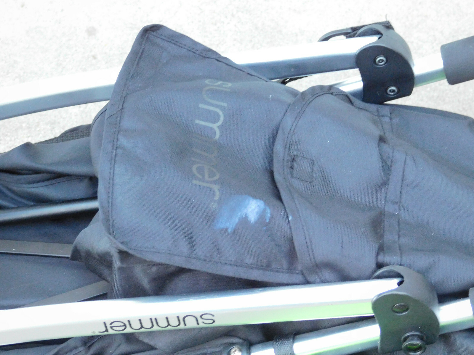 Summer Infant 3D Lite Convenience Stroller, Black / Green - Used Condition