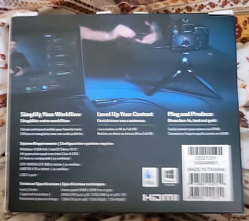 Corsair Cam Link 4K Game Capturing Device