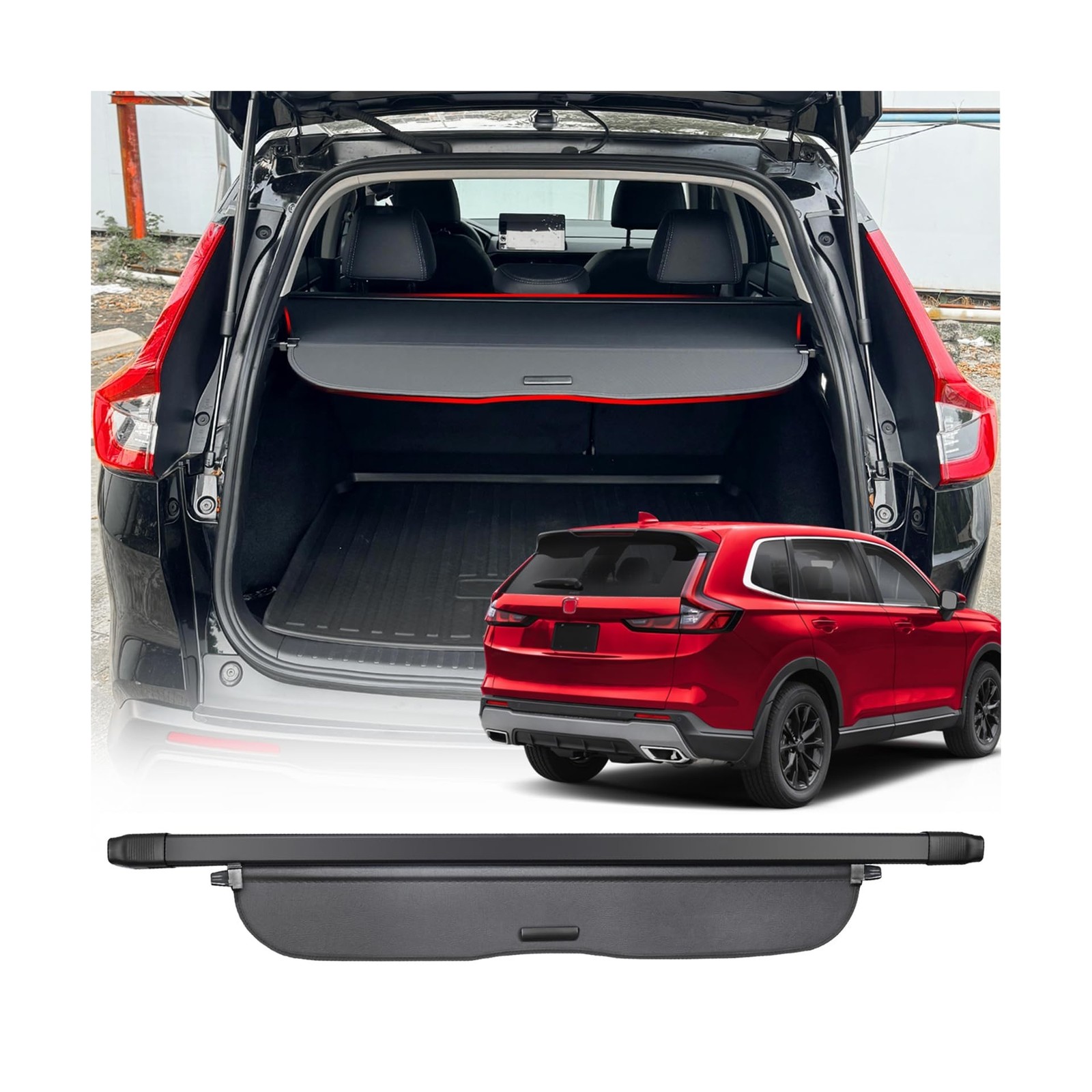 Cargo Cover for Honda CRV 2023-2025 2026 Accessories (Leather), for 2023-2026...