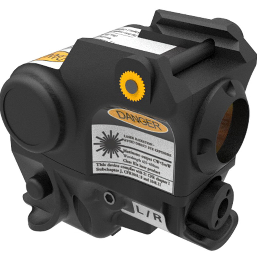 Laspur Sub Compact Rail Mount Green Laser Sight with Flashlight Light combo