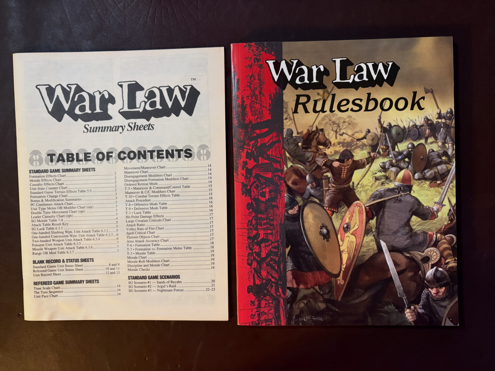 Rolemaster 2nd Ed War Law Boxed Set Unpunched