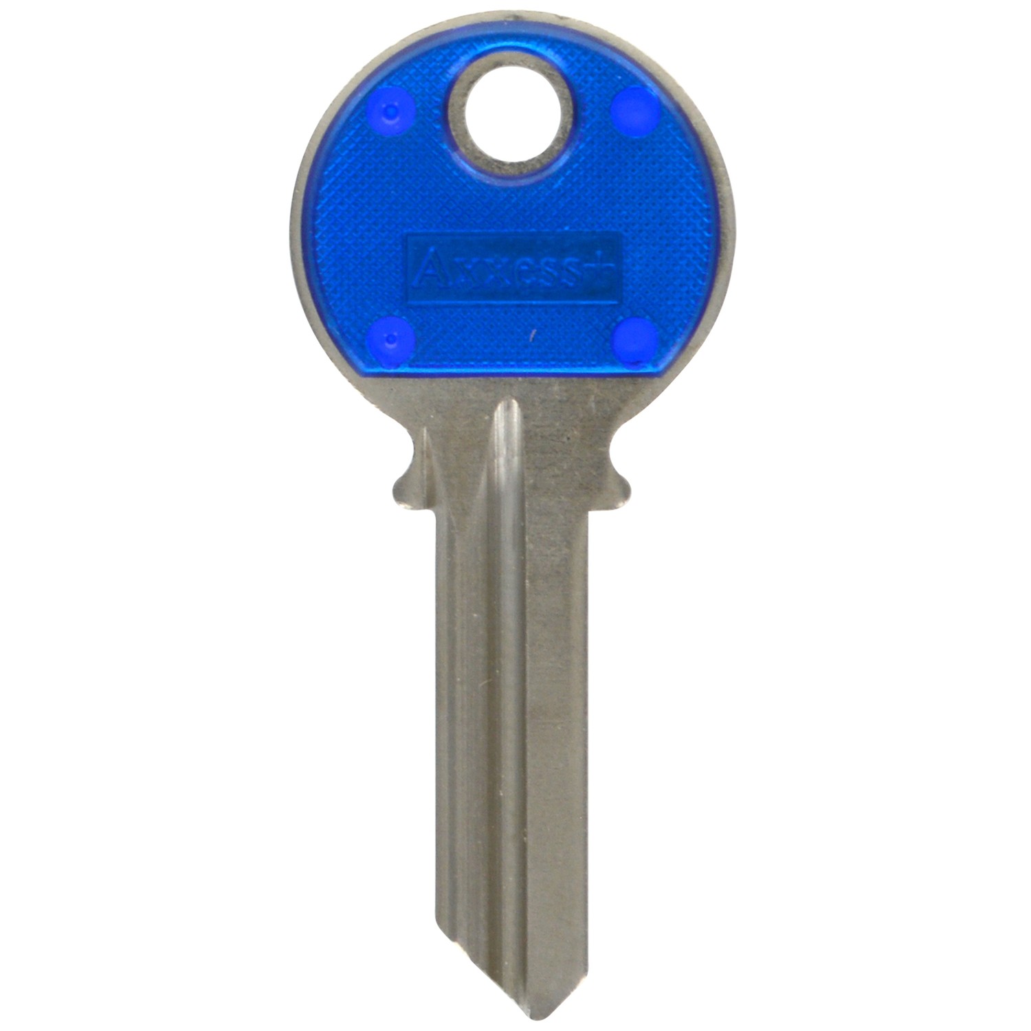 Hillman 88906 Blue/Silver #71 Traditional Single Sided Blank Key (Pack of 10)