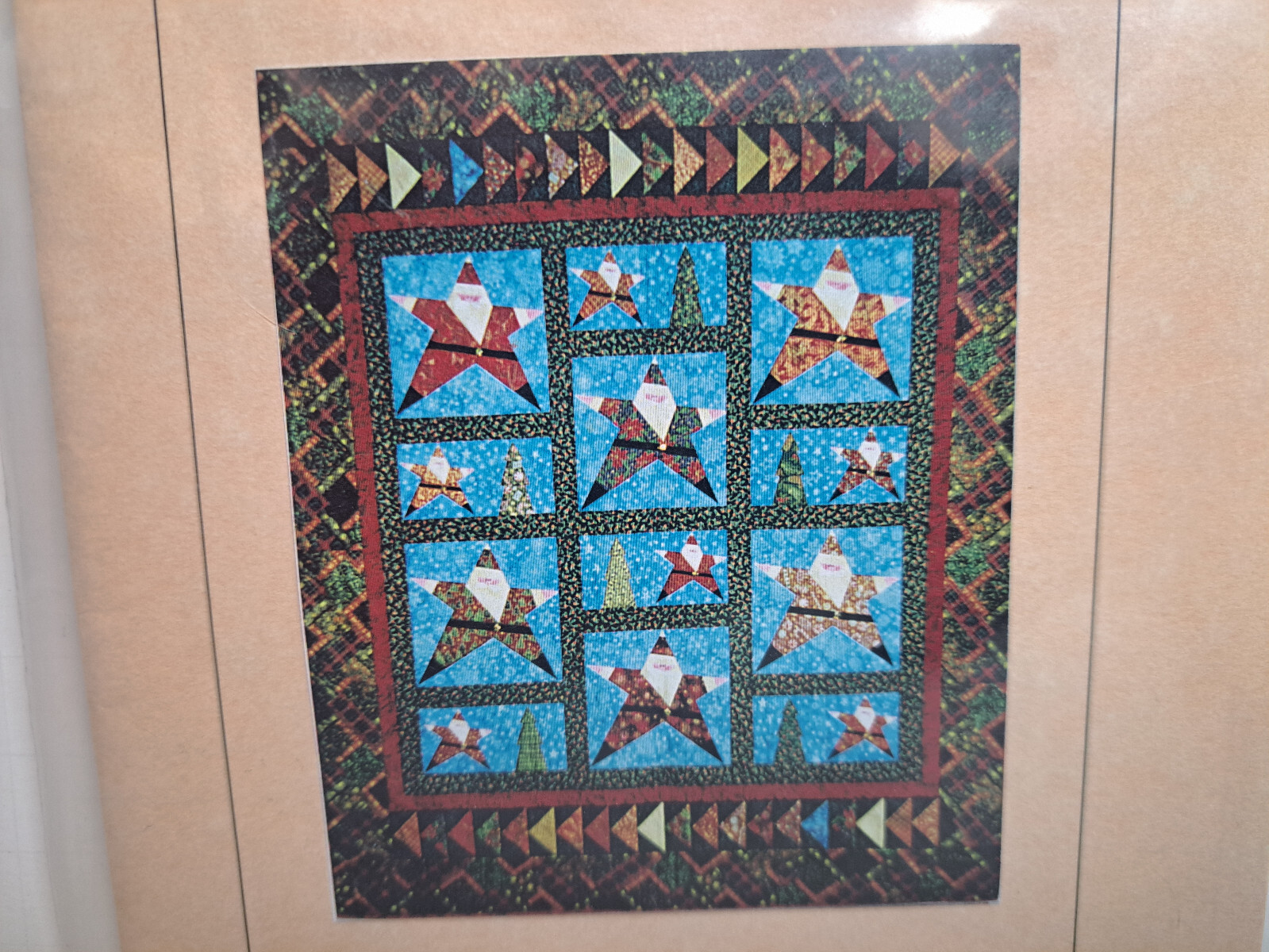 Bottle Quilt Co Inc. Quilt Pattern - Santa's a Star! (58" x 69") - Uncut