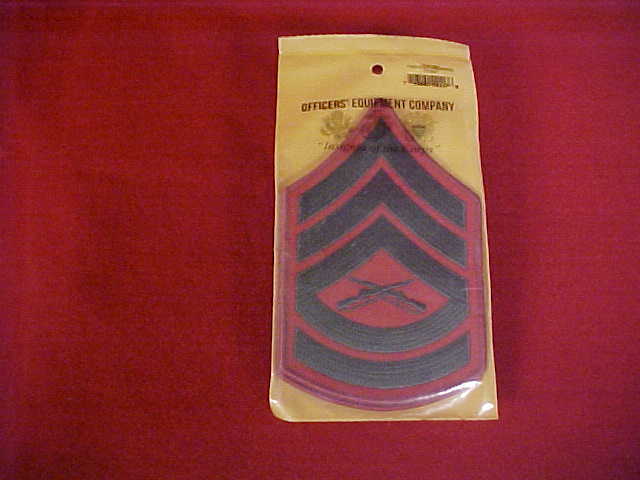 NEW US Marine Corps - Gunnery Sergeant Chevrons E-7 for male Alpha service