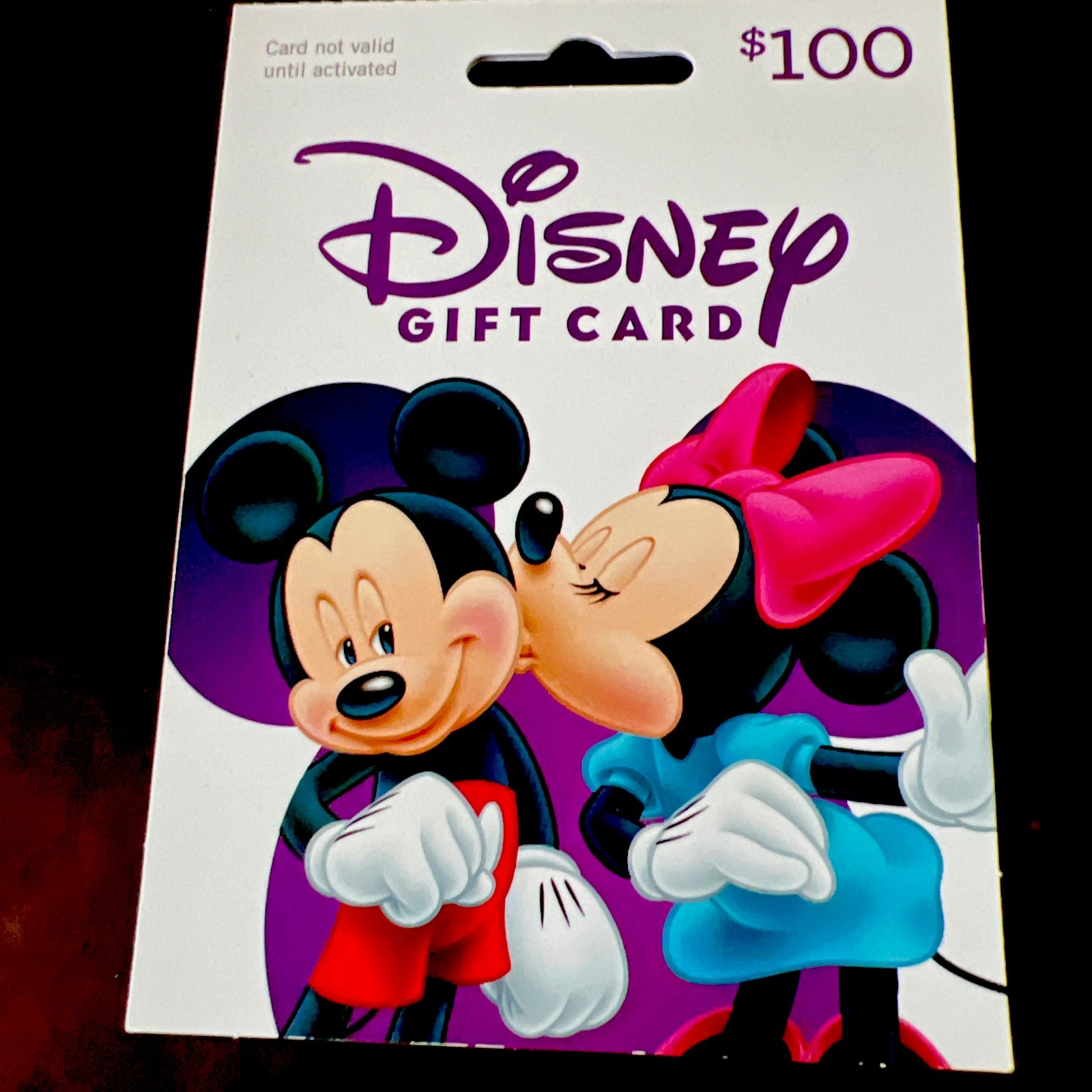 DISNEY GIFT CARD NEW.