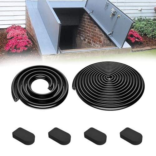 for Bilco Basement Door Seal Kit (1 x U Shaped Gasket, 1x Bulb Trim Gasket, 4
