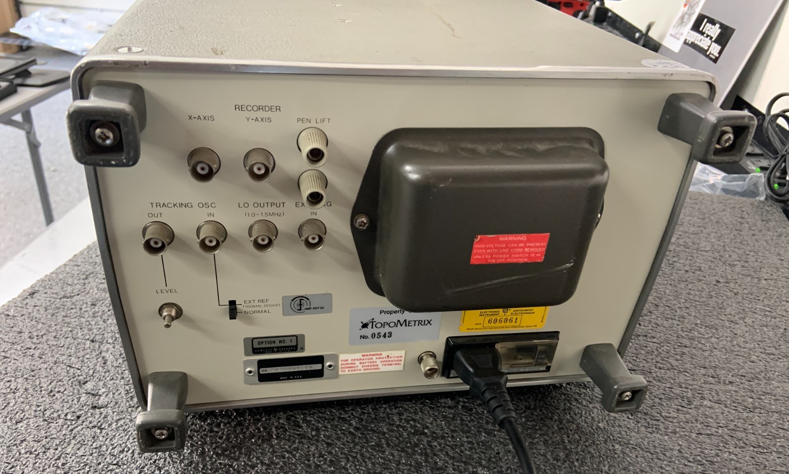 HP 3580A Audio Spectrum Analyzer