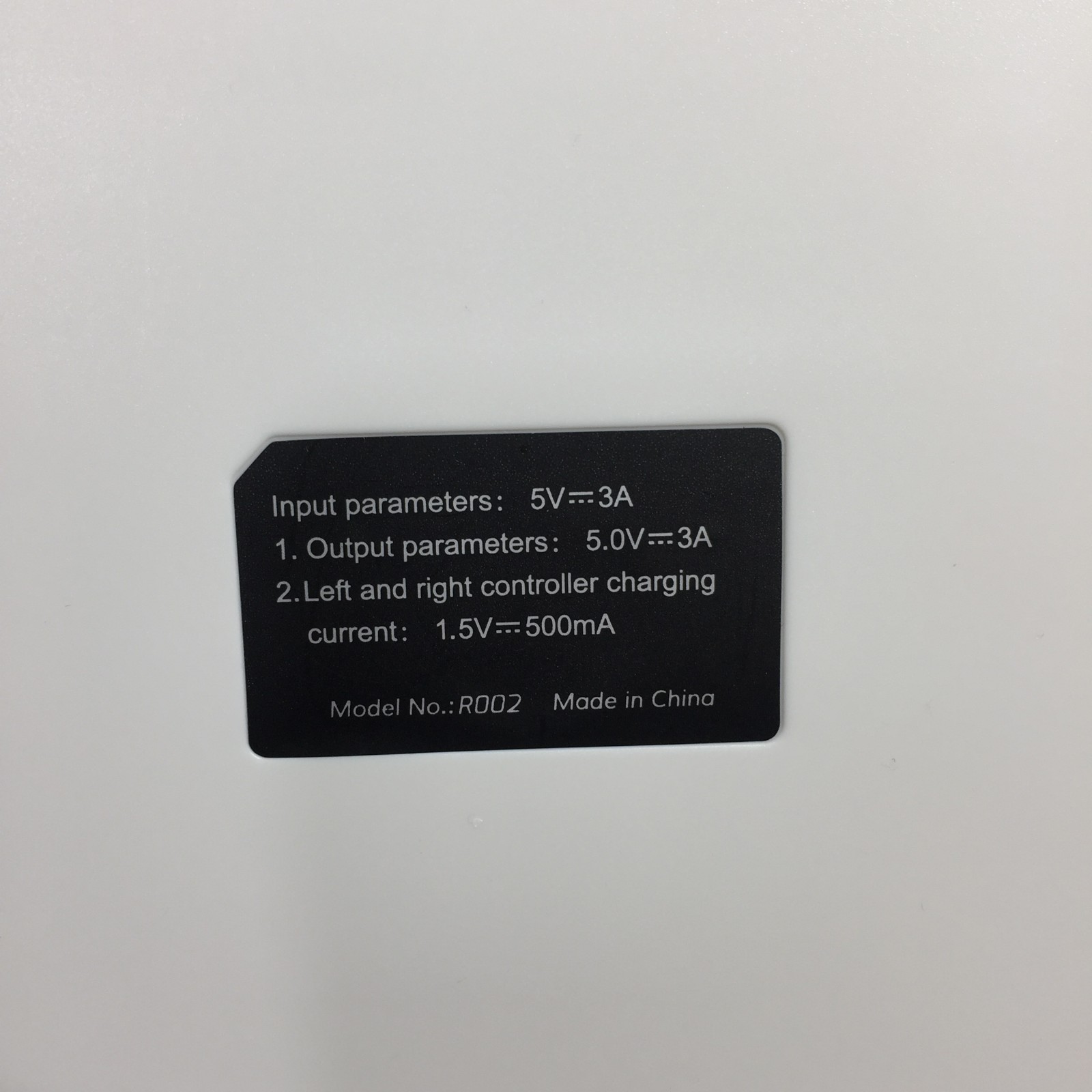Oculus Charging Dock Model R002 White Plug In