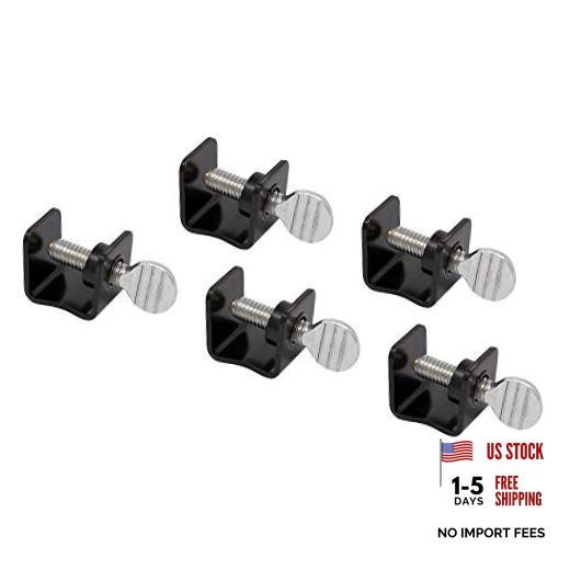 AES Industries AES-20410 5pc Mini Panel Clamp Set - 1/2" Jaw, 1/2" Steel Core