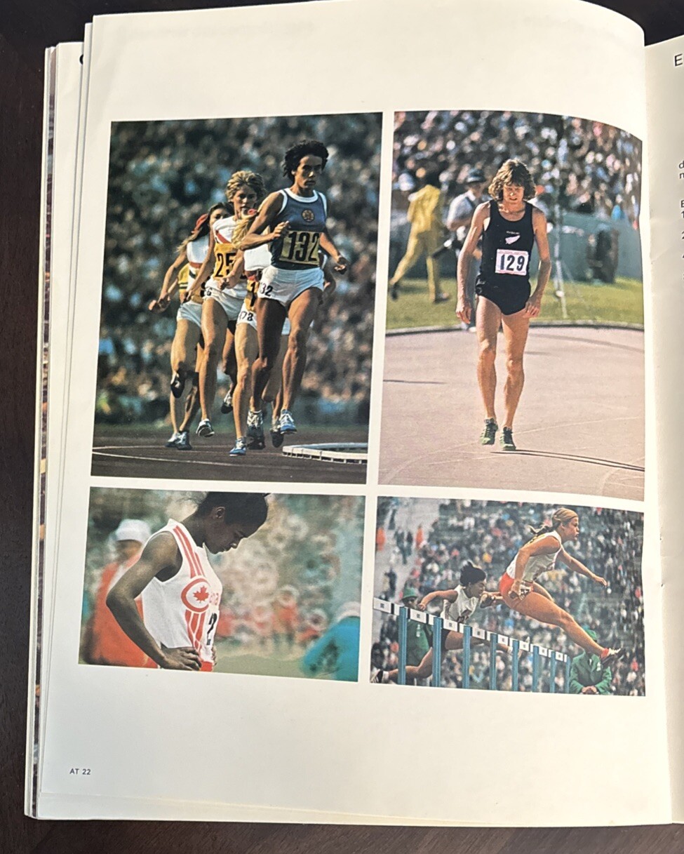 Vintage 1976 Montreal Olympics Track and Field Program