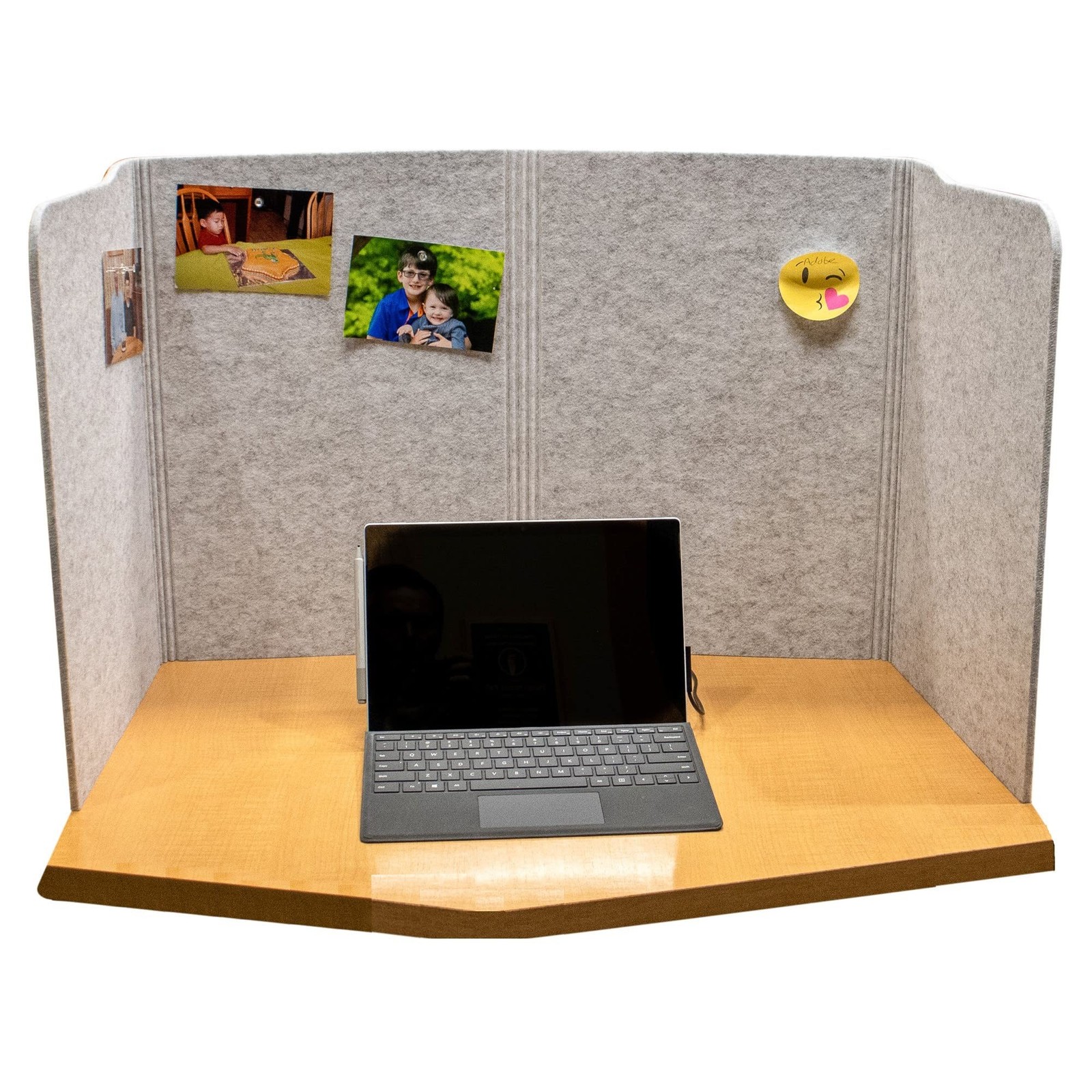 practical products Portable Acoustic Divider - Home Office freestanding - Cla...