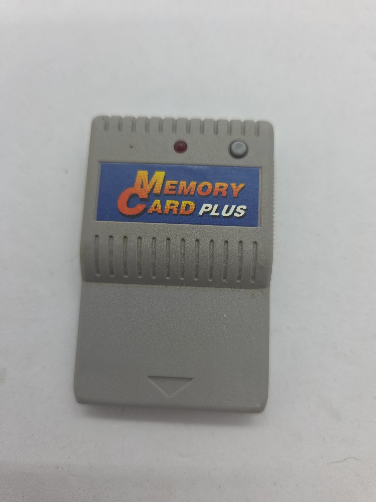 Vintage Memory Card Plus For Playstation 1 Gray Working PS1