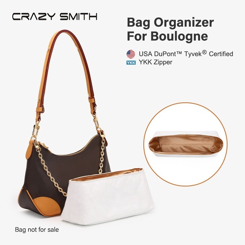 Ladys Handbag Insert For LV Boulogne Crossbody Organizer Liner Shaper Divider