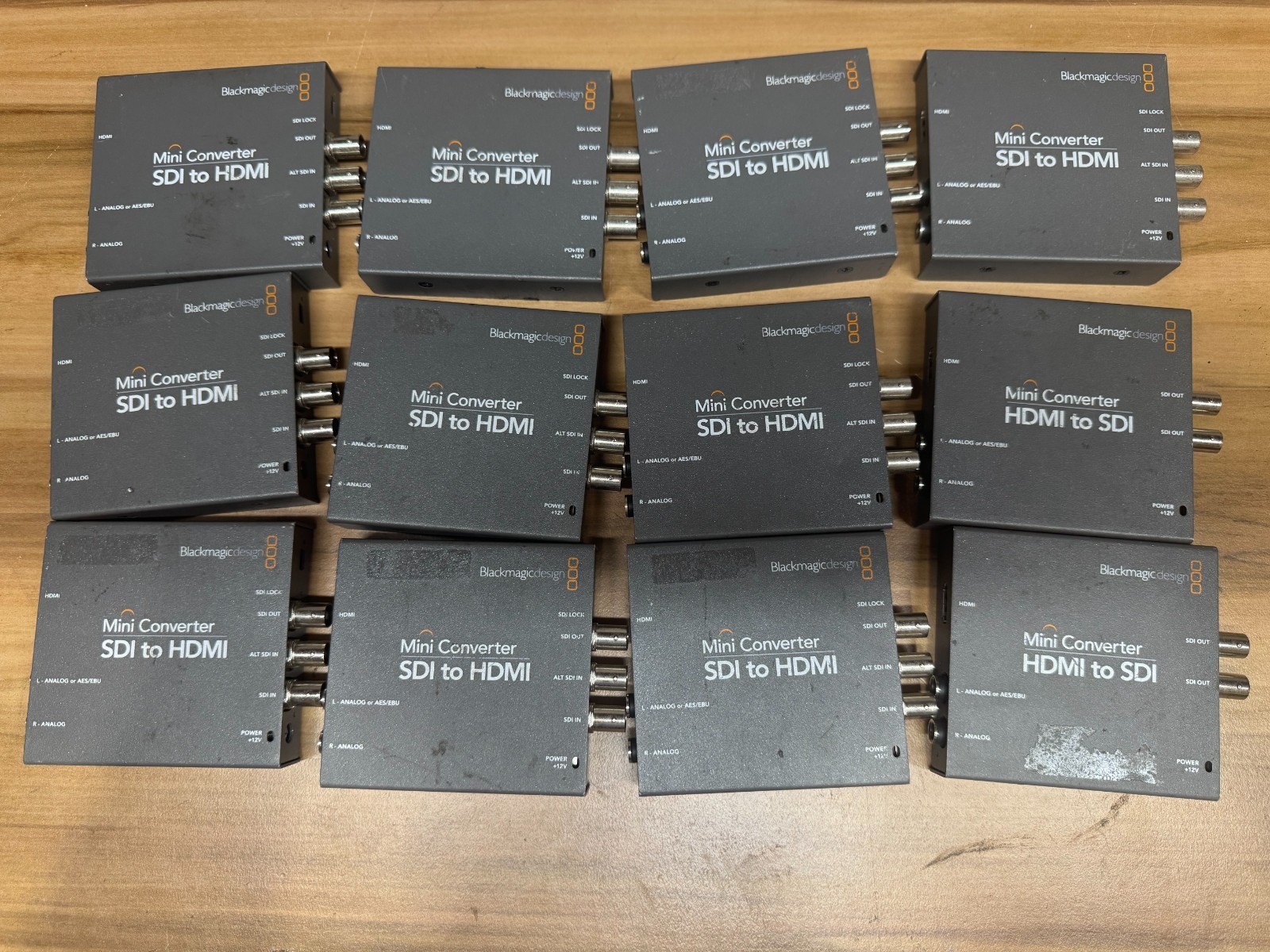 12 x Black Magic Designs HDMI To SDI & SDI To HDMI Mini Converter Sold as is