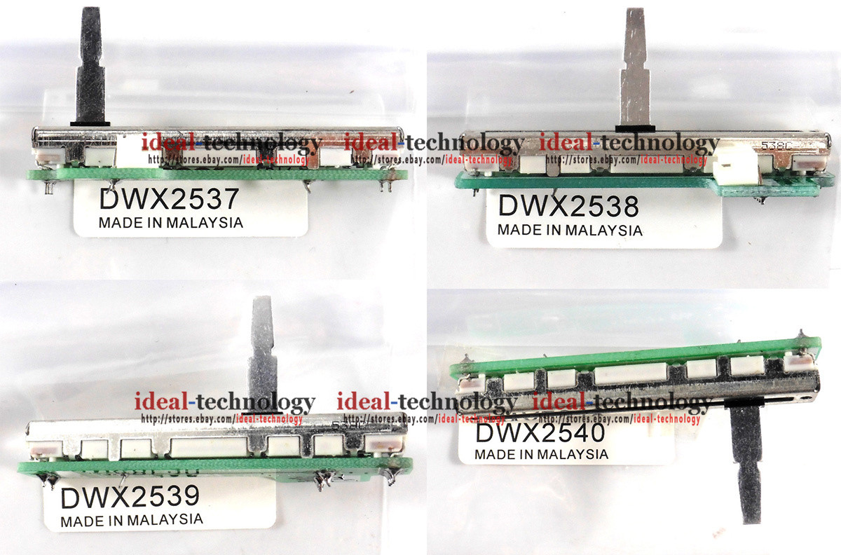 CH1 CH2 CH3 CH4 FADER  FIT PIONEER DJM 800 DWX2537 DWX2538 DWX2539 DWX2540（4pcs)