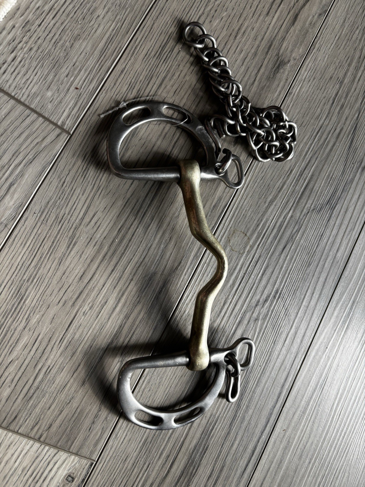 5” Ported Kimberwick - German Silver Mouth, Angled Port Horse Bit