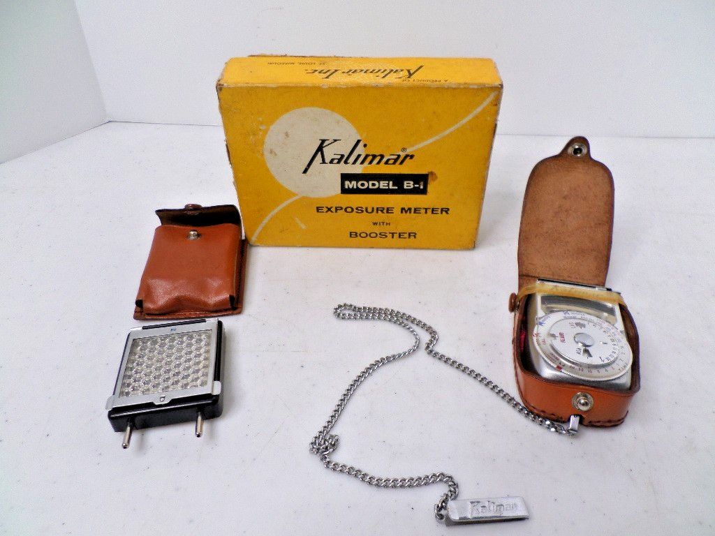 Vintage KALIMAR B-1 EXPOSURE METER & BOOSTER KIT W/Original Box
