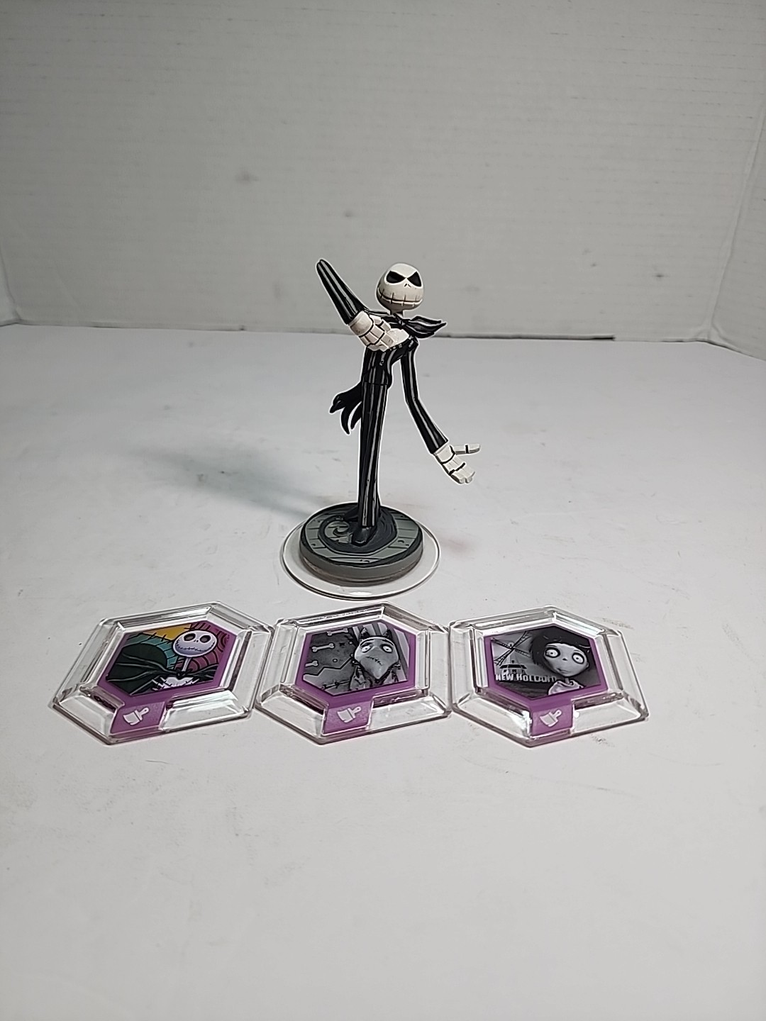 Disney Infinity Jack Skellington Nightmare Before Xmas + Power Disc Lot
