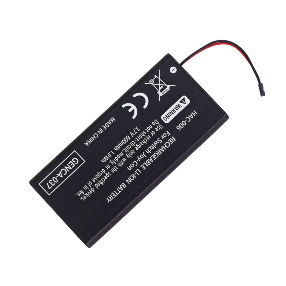 New Rechargeable Battery Pack for Nintendo Switch Joycon Controller 3.7V HAC-006