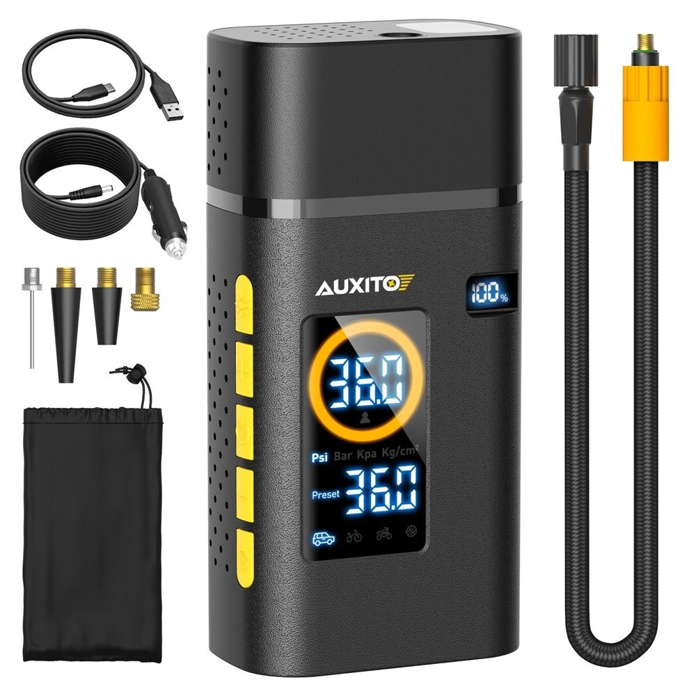 Universal Tire Inflator Car Air Pump Compressor Electric Portable AUTO 150PSI