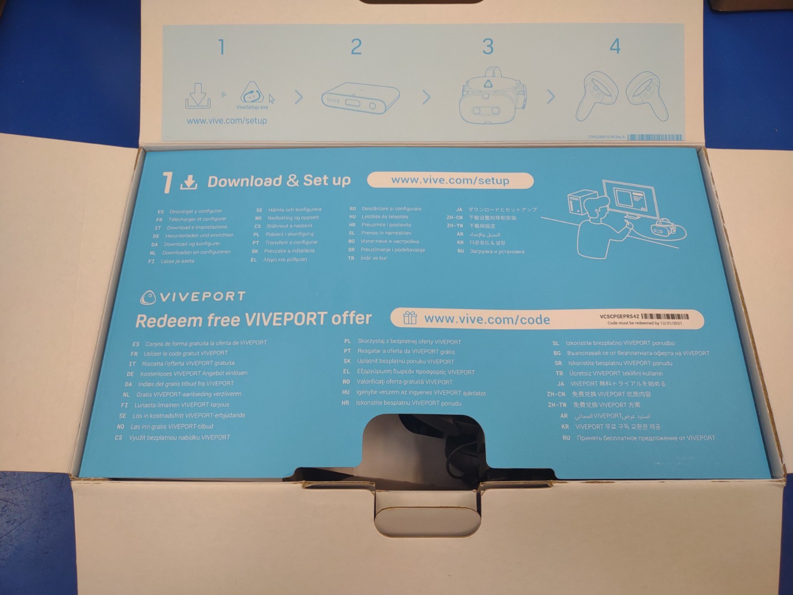 HTC VIVE Cosmos Blue Headset for PC
