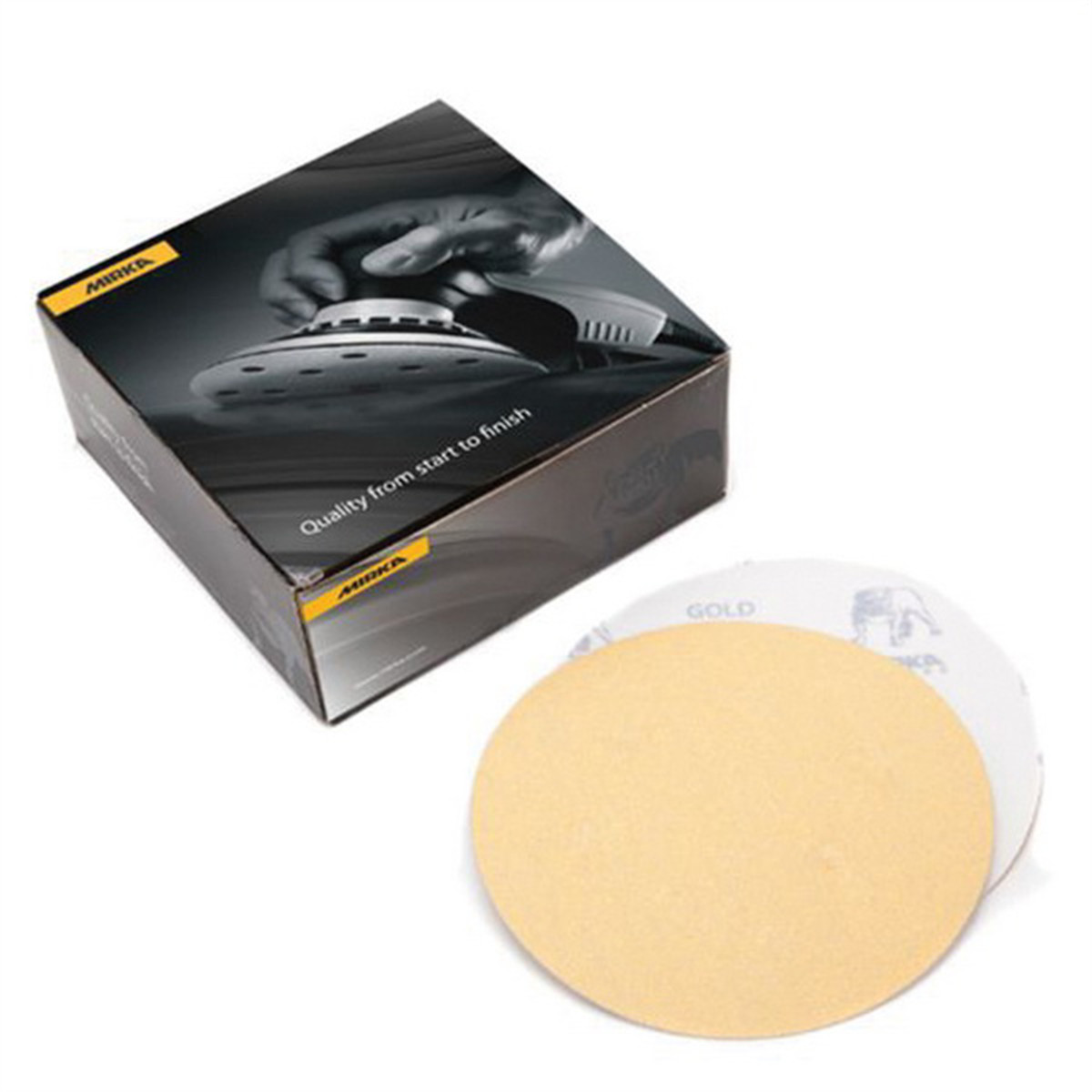 Mirka Abrasives Bulldog Gold 23622180 23 Series Semi-Open Coated Grip-On Sanding