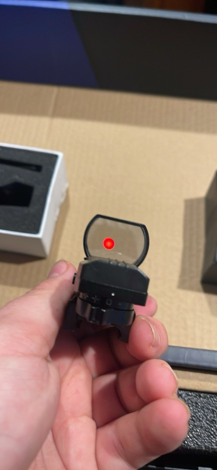Airsoft Rifle + Two Loaders + Smart Charger + Red Dot Sight