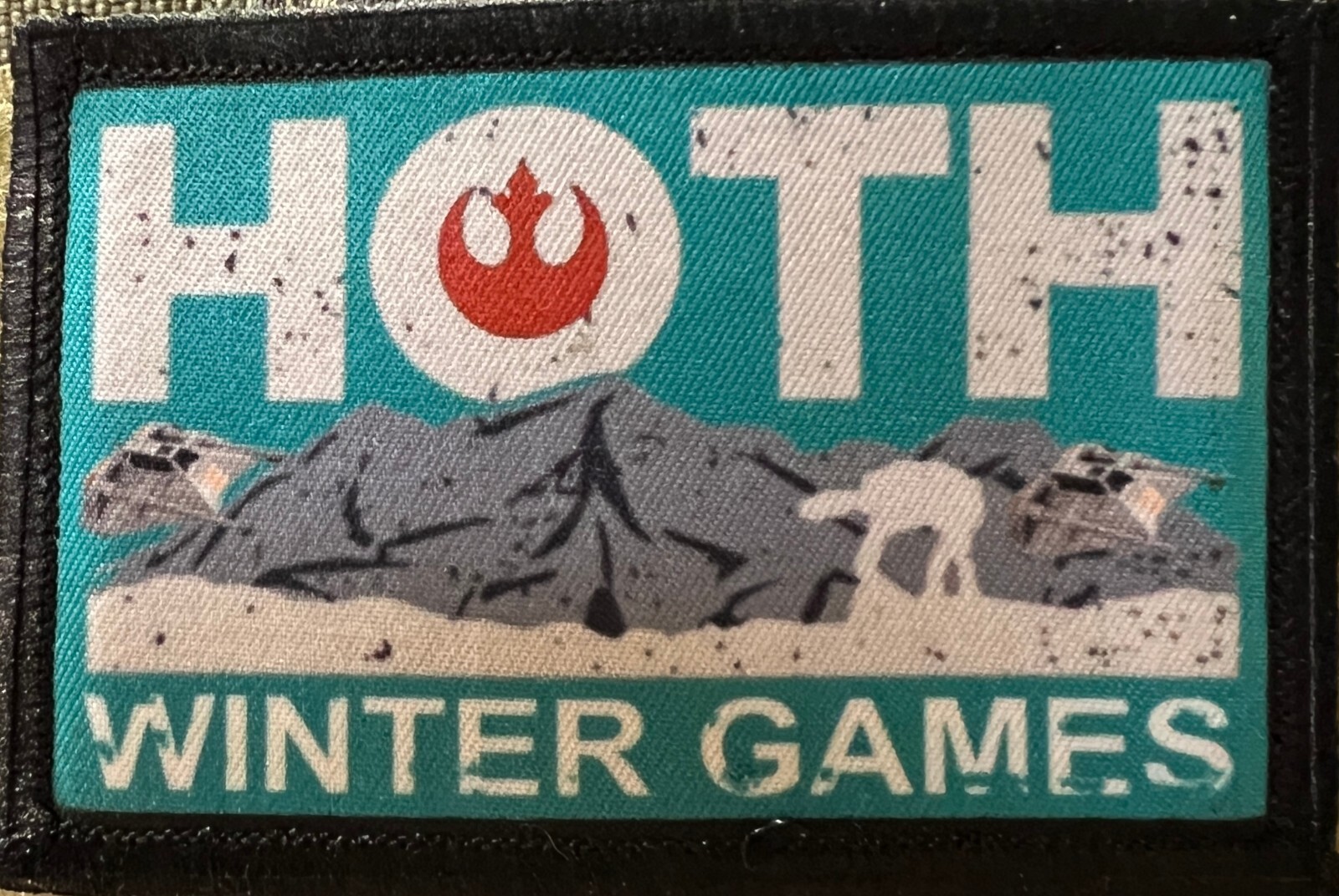 Hoth Winter Games Star Wars Morale Patch Tactical ARMY Hook Military