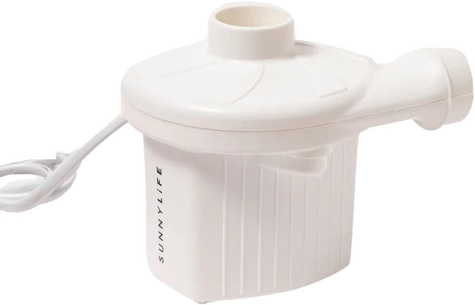 NIB SUNNYLIFE RIO ELECTRIC AIR POOL FLOAT PUMP WHITE SUNNYLiFE NEW $29