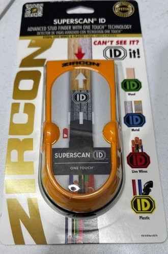 NEW Zircon SuperScan 1.5-in Scan Depth Metal and Wood Stud Finder FREE SHIP C6