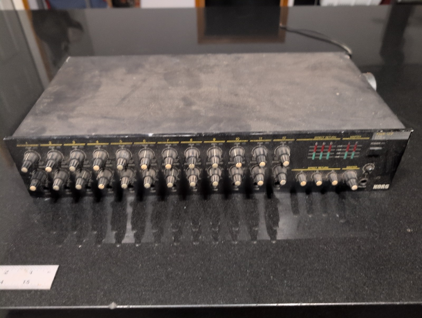 Korg Kmx-122 Analog Line Rack Synth Keyboard Mixer 12 Channels Good condition
