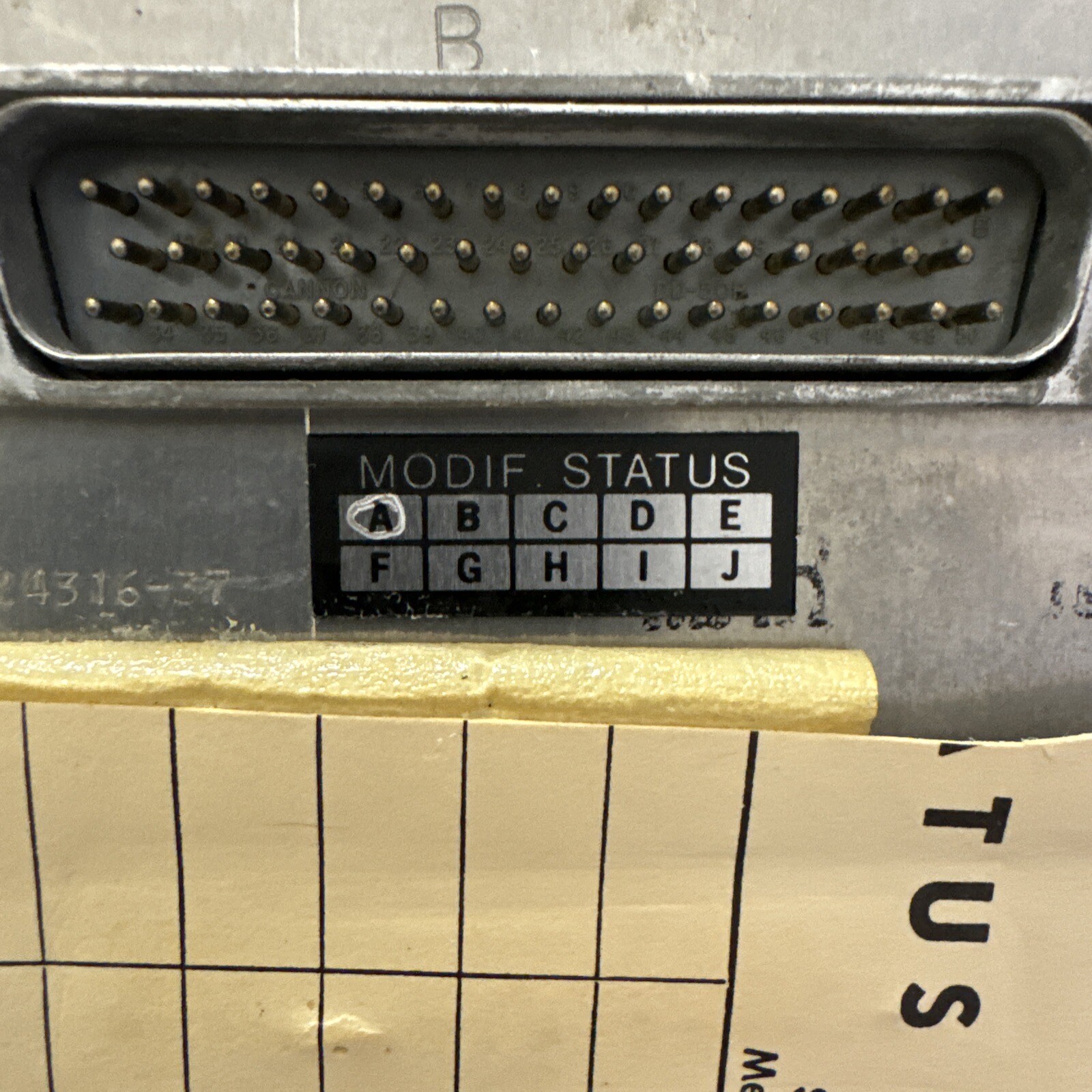 Comm/Nav Panel; G-2612-03; 4; SERVICEABLE