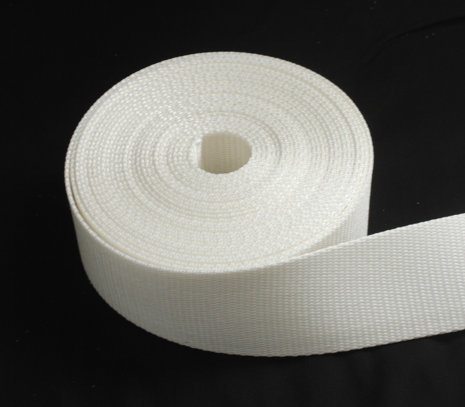 2 inch White Heavy Nylon Webbing 5 yards 2" Nylon Strap