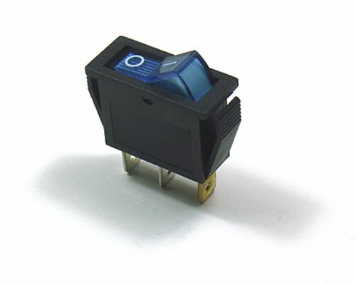 CYGUSA Illuminated 110VAC ON/Off Rocker Switch - Blue