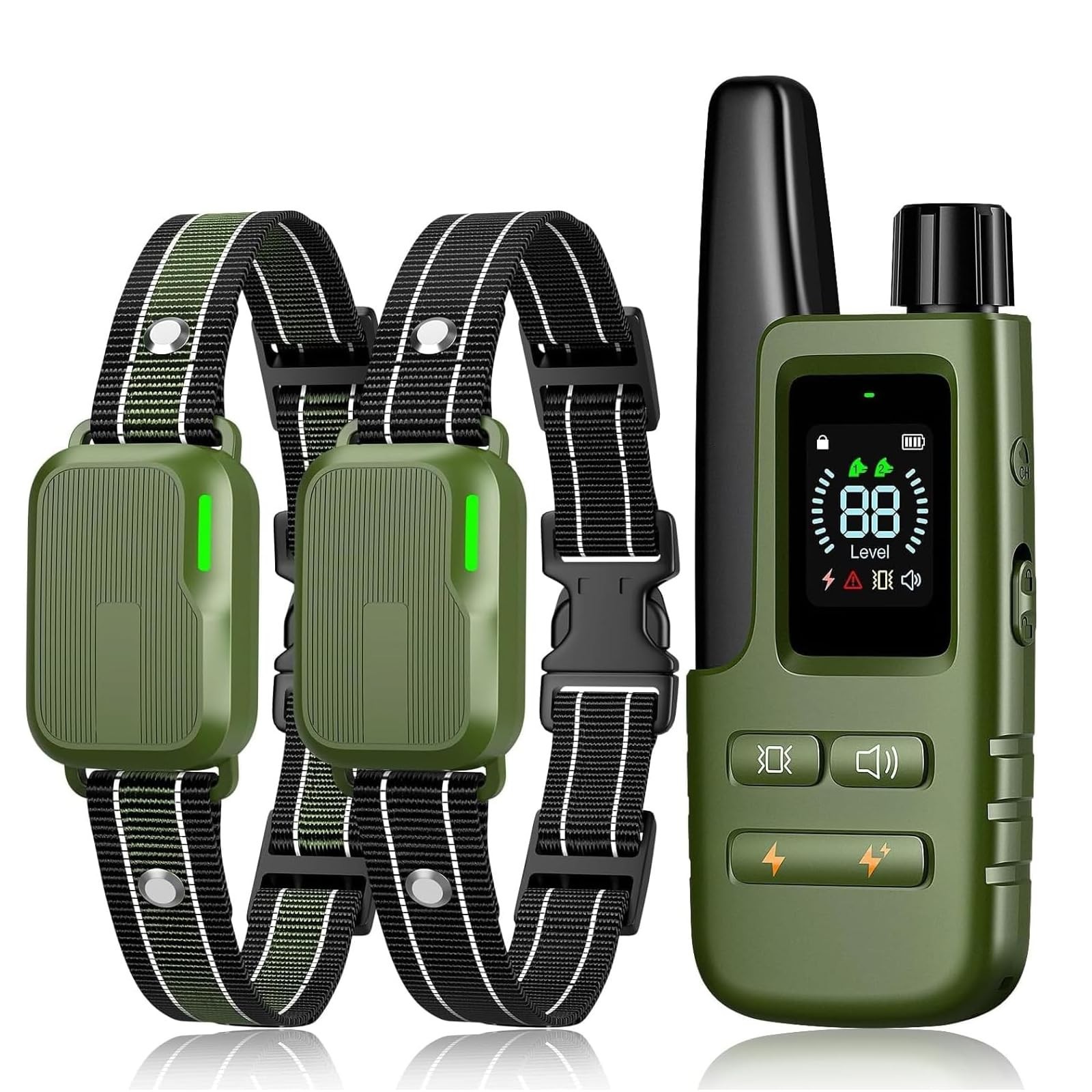 Shock Collar for 2 Dogs with 4500FT Training Remote Range, Fit 10-120lbs | No Sh