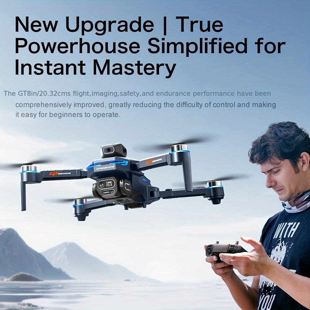 6K HD Pro FPV Drone 5G WiFi Obstacle Avoidance Dual Batteries