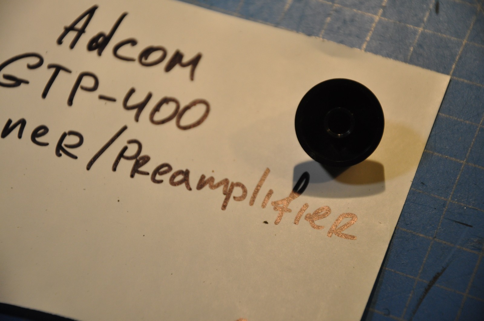 ADCOM GTP-400 Pre-Amplifier Replacement Parts Control Knob
