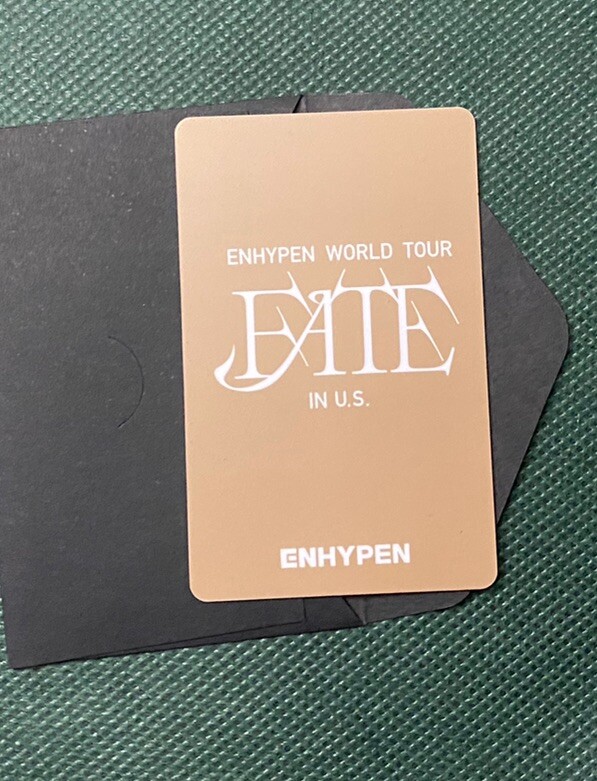 Enhypen  Photo Cards 7 Card Set  World Tour Fate