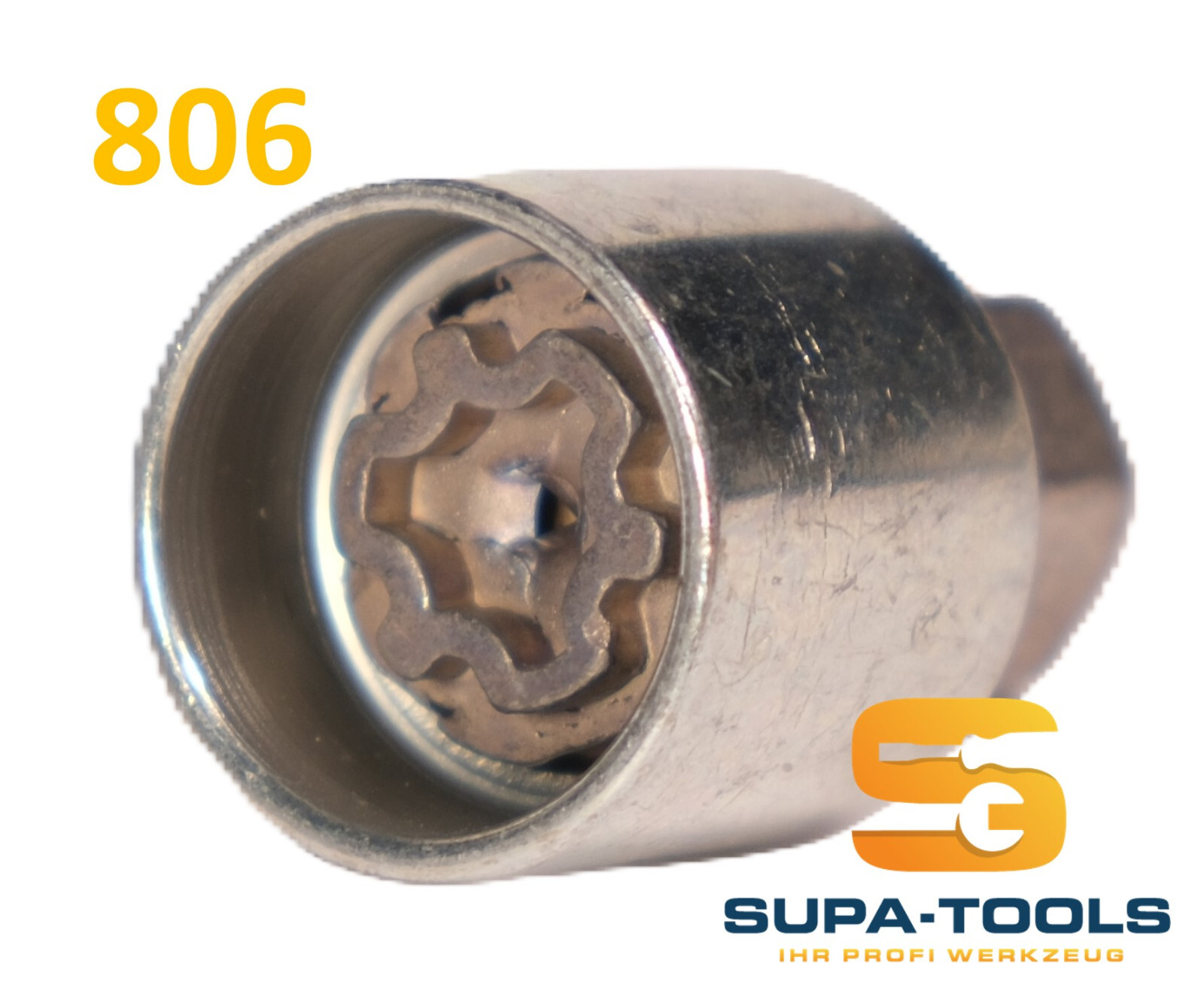 Original Audi 806 Code F rim lock OEM key wheel lock key wheel lock
