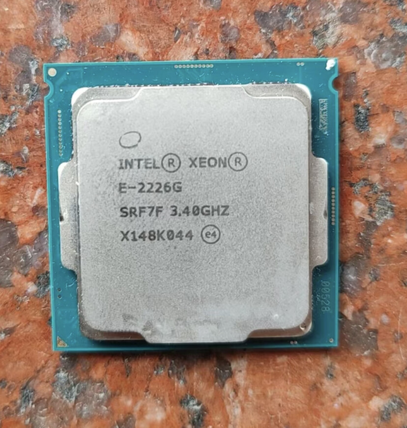 Intel Xeon E-2226G 3.4-4.7GHz 6Core 12MB LGA1151 80W CPU Processor