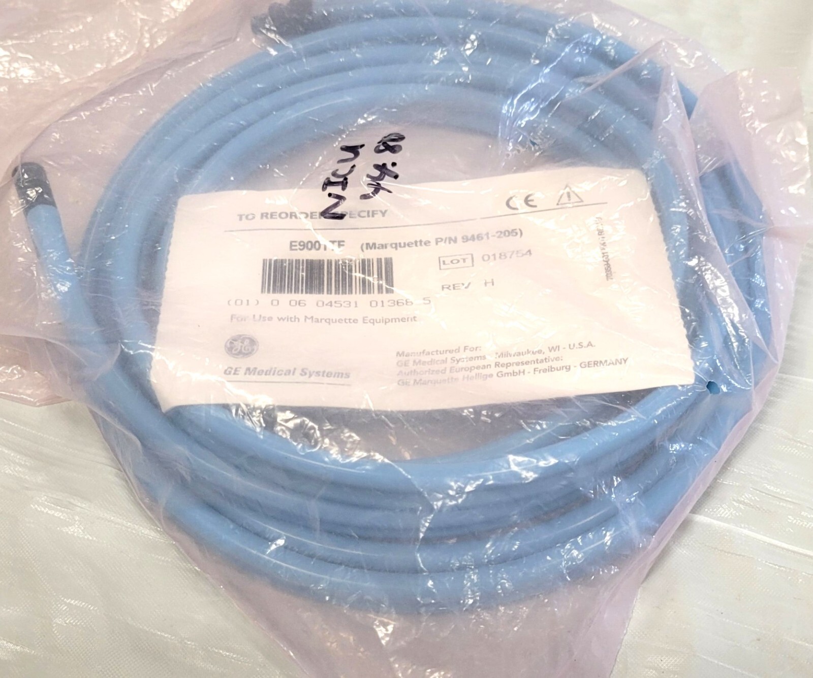GE Healthcare 9461-205 Blood Pressure Tubing Air Hose -Cpics/descript4info