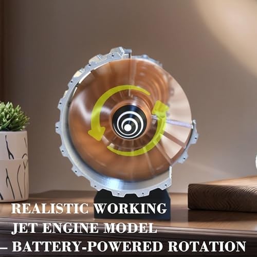 11-Inch Turbofan Engine Model Kit - Realistic 3D Printed Jet Engine Display Toy,
