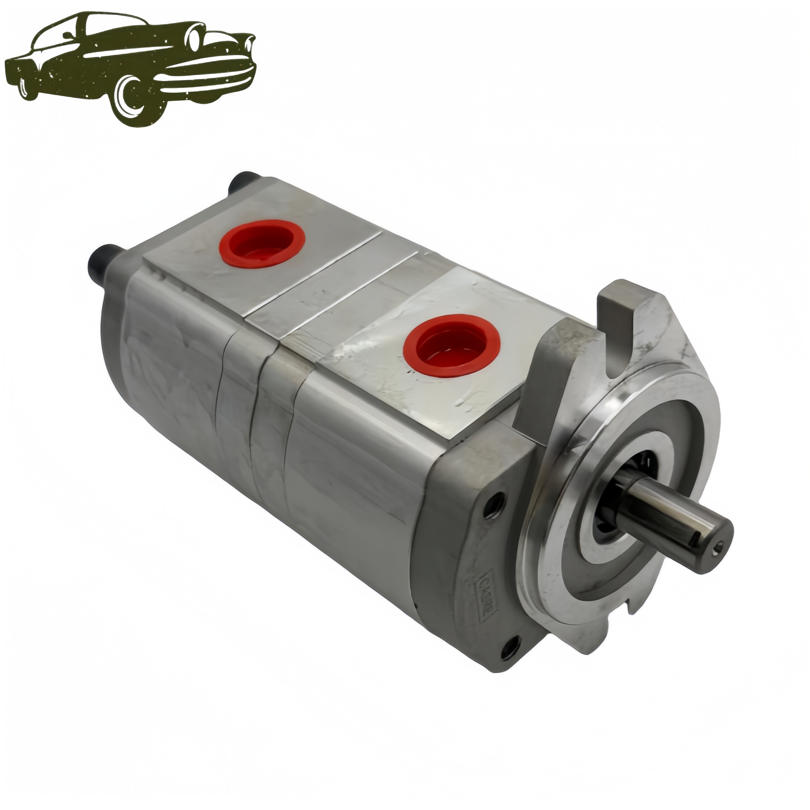 HGP-33A-F6/6R Hydraulic Tandem Double Gear Pump 17.46mmd Shaft